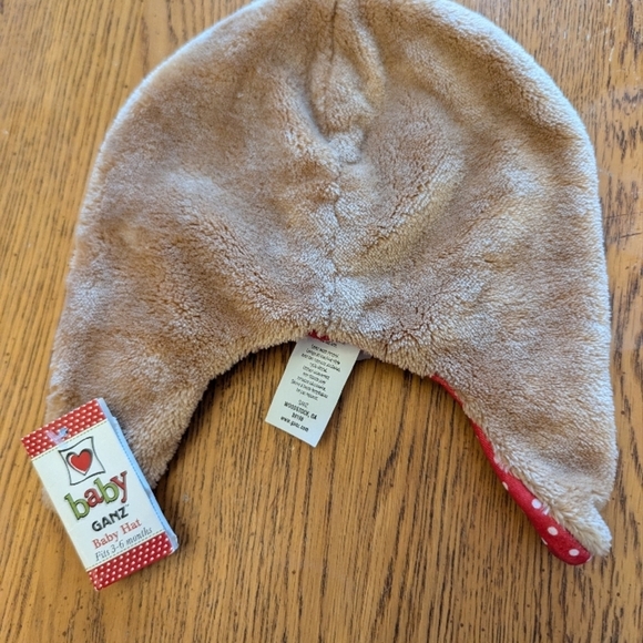 Christmas baby gift Cute soft Ganz Gingerbread Plush Hat NWT - Picture 4 of 4